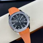 3K Factory Patek Philippe Aquanaut 40mm 5167A-001 Orange Rubber Strap Black Dial