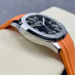 3K Factory Patek Philippe Aquanaut 40mm 5167A-001 Orange Rubber Strap Black Dial