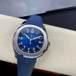 3K Factory Patek Philippe Aquanaut 42.2mm 5168G-001 White Gold Blue Rubber Strap Blue Dial