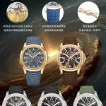 3K Factory Patek Philippe Aquanaut 5261R-001 40mm Rose Gold Blue Rubber Strap Blue Dial