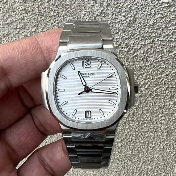 3K Factory Patek Philippe Nautilus 35.2mm 7118-1A-010 White Dial