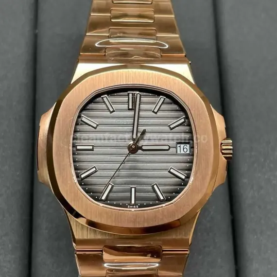 3K Factory Patek Philippe Nautilus 40mm 5711R -001 Full Rose Gold Brown Dial