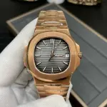 3K Factory Patek Philippe Nautilus 40mm 5711R -001 Full Rose Gold Brown Dial