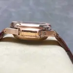 3K Factory Patek Philippe Nautilus 5980/1R-001 Leather Strap Rose Gold Black Dial
