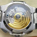 3K Factory Patek Philippe Nautilus 59801A-019 Leather Strap White Dial