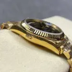 8+ Factory Counterweight Rolex Day-Date 18038 36mm Full Yellow Gold Black Dial