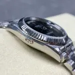 8+ Factory Counterweight Rolex Day-Date 18206 36mm Full White Gold Black Dial