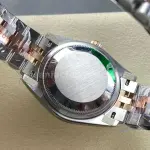 8+ Factory Rolex counterweight Datejust 278271-0002 31mm Half Rose Gold Roman Numerals White Dial Jubilee