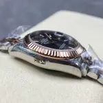 8+ Factory Rolex counterweight Datejust 278271-0018 31mm Half Rose Gold Grey Dial Jubilee