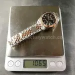 8+ Factory Rolex counterweight Datejust 278271-0018 31mm Half Rose Gold Grey Dial Jubilee