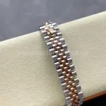 8+ Factory Rolex counterweight Datejust 278271-0028 31mm Half Rose Gold Diamond Brown Dial Jubilee