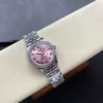 8+ Factory Rolex counterweight Datejust 278384RBR-0024 31mm Diamond White Gold Bezel Full 904L Roman Numerals Pink Dial Jubilee