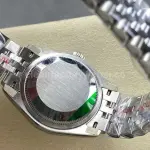 8+ Factory Rolex counterweight Datejust 278384RBR-0036 31mm Diamond White Gold Bezel Full 904L Diamond Pink Dial Jubilee