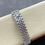 8+ Factory Rolex counterweight Datejust 278384RBR-0036 31mm Diamond White Gold Bezel Full 904L Diamond Pink Dial Jubilee