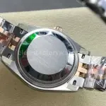 8+ Factory Rolexcounterweight Datejust 278271-0020 31mm Half Rose Gold Roman Numerals Diamond Purple Dial Jubilee