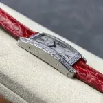 8848 Factory Cartier Tank Américaine 19mm Roman Numerals Silver Dial