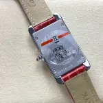 8848 Factory Cartier Tank Américaine 19mm Roman Numerals Silver Dial