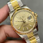 A+ Factory Rolex Datejust 126233-0016 36mm Half Yellow Gold Champagne Dial