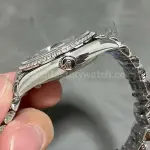 A+ Factory Rolex Datejust 126284RBR-0021 36mm Diamond Bezel Full 904L Roman Numerals&Diamond Silver Dial Jubilee