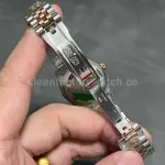 A+ Factory Rolex Datejust 278271-0032 31mm Half Rose Gold Silver Floral-Motif Diamond-Set Dial Jubilee