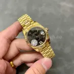 A+ Factory Rolex Datejust 278278-0032 31mm Full Yellow Gold Roman Numerals Diamond Grey Dial