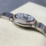 AF Factory Cartier Ballon Bleu W3BB0025 28mm Diamond Bezel Rose GoldSteel Roman Numerals&Diamond Silver Dial