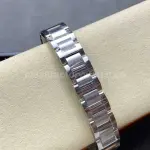 AF Factory Cartier Ballon Bleu W3BB0025 28mm Diamond Bezel Rose GoldSteel Roman Numerals&Diamond Silver Dial