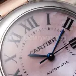 AF Factory Cartier Ballon Bleu W6920098 33mm Half Rose Gold Roman Numerals Mother Of Pearl Dial