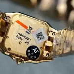 AF Factory Cartier Panthère 27mm Diamond Bezel Full Rose Gold Red Dial