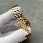 AF Factory Cartier Panthère 27mm Diamond Bezel Full Rose Gold Red Dial