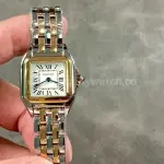 AF Factory Cartier Panthère W2PN0006 22mm Half Gold Roman Numerals Silver Dial