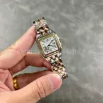 AF Factory Cartier Panthère W2PN0007 27mm Half Gold Roman Numerals Silver Dial