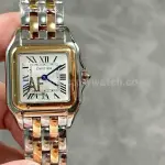 AF Factory Cartier Panthère W2PN0007 27mm Half Gold Roman Numerals Silver Dial