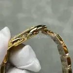 AF Factory Cartier Panthère WJPN0016 27mm Diamond Bezel Full Yellow Gold Roman Numerals Silver Dial