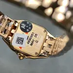 AF Factory Cartier Panthère WJPN0035 22mm Diamond Bezel Full Rose Gold Red Dial