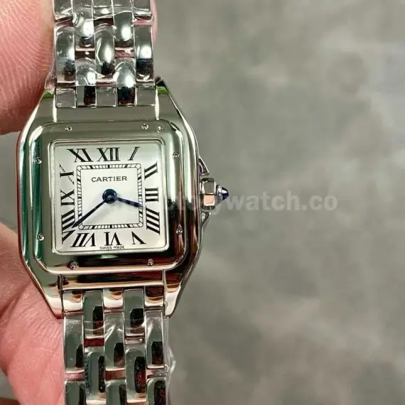 AF Factory Cartier Panthère WSPN0006 22mm Full Steel Roman Numerals Silver Dial