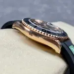 Clean Factory Rolex Yacht-Master 126621-0001 40mm Half Rose Gold Brown Dial