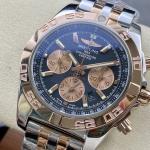Breitling Chronomat – Black Dial / Rose Gold Accents
