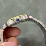 BV Factory Cartier Santos W2SA0006 39.8mm Gold&Steel White Dial