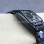 BV Factory Cartier Santos WSSA0039 39.8mm Steel Rubber Strap Roman Numerals Black Dial