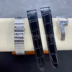 BV Factory Women’s Cartier Santos WSSA0061 35.1mm Full Steel Roman Numerals Green Dial