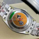 Clean Factory Rolex Datejust 126234-0027 36mm Full 904L Diamond Mop Black Dial Jubilee