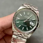 Clean Factory Rolex Datejust 126234-0051 36mm Full 904L Mint Green Dial Jubilee