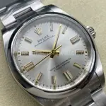 Clean Factory Rolex Oyster Perpetual 126000-0001 36mm Full 904L Silver Dial