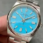 Clean Factory Rolex Oyster Perpetual 126000-0006 36mm Full 904L Sky Blue Dial