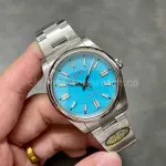 Clean Factory Rolex Oyster Perpetual 126000-0006 36mm Full 904L Sky Blue Dial