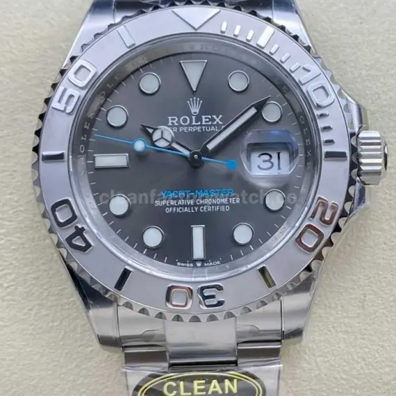 Clean Factory Rolex Yacht-Master 126622-0001 40mm 904L&Platinum Grey Dial
