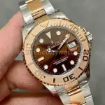 CVS Factory Rolex Yacht-Master 268621-0003 37MM Half Rose Gold Brown Dial