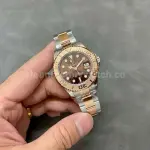 CVS Factory Rolex Yacht-Master 268621-0003 37MM Half Rose Gold Brown Dial