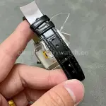 F1 Factory Cartier Santos Dumont W2SA0012 27.5mm Steel Leather Strap Roman Numerals Silver Dial